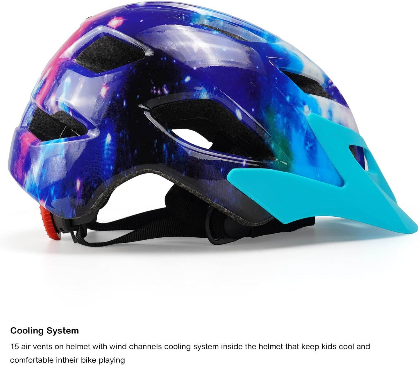 Kids Helmet, Exclusky Kids Bike Helmet Adjustable Safety Lightweight Children Bicycle Helmet for Kids Skating Cycling Scooter Boys and Girls Bicycle Helmets Ages 5-8-14