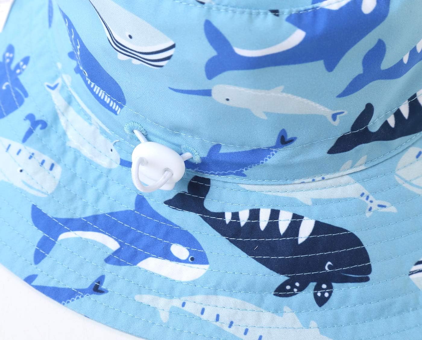 Home Prefer UPF50+ Wide Brim Sun Hat Boys Girls Sun Protection Hat Zoo Beach Swim Safari Bucket Hat for Baby Toddler Kid