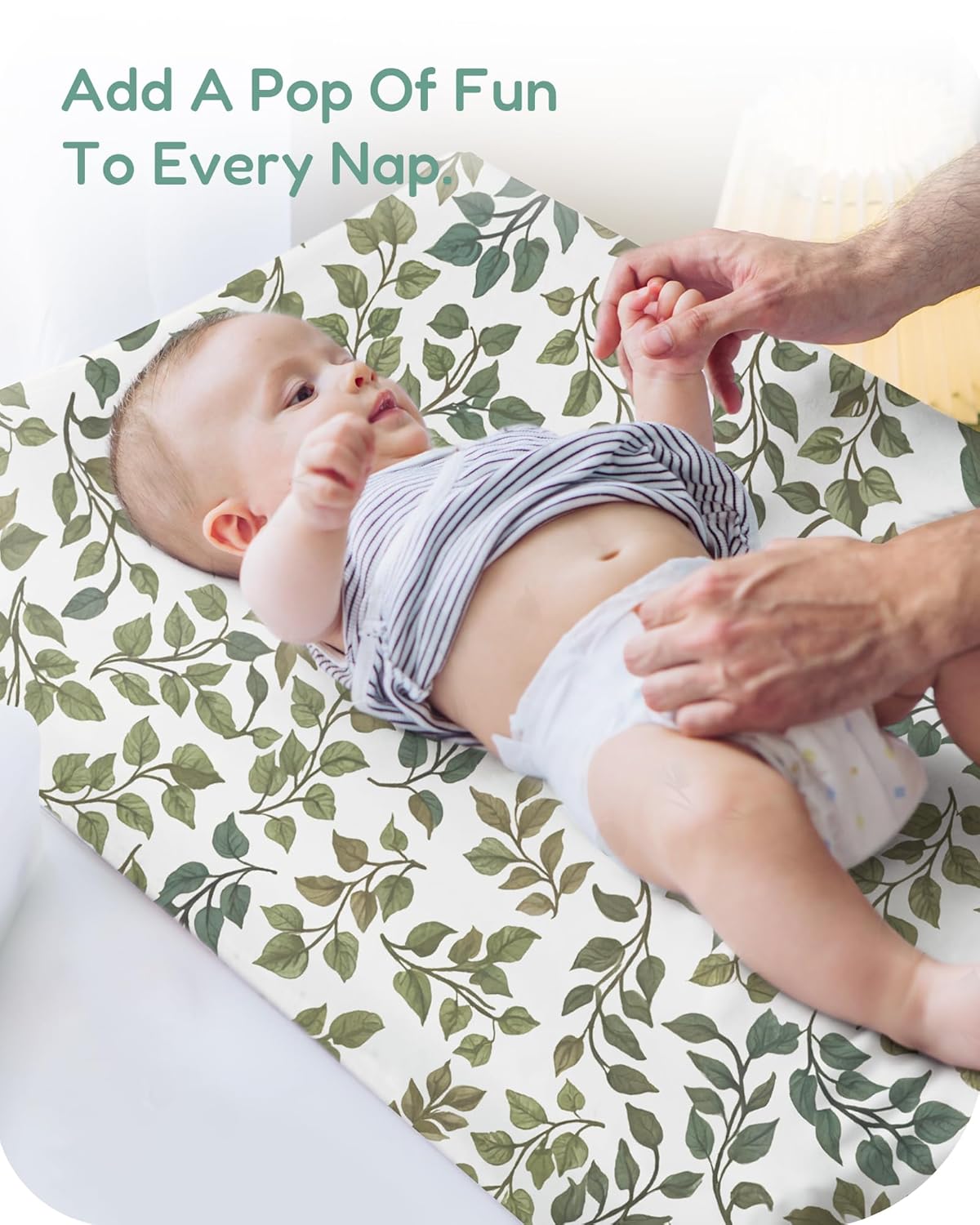 Extra Stretchy Changing Pad Cover, Ultra Soft Premium Jersey Knit Changing Pad Sheets, Unisex for Boys Girls, Fits All Standard Changing Tables/Dresser Tops - 2 Pack