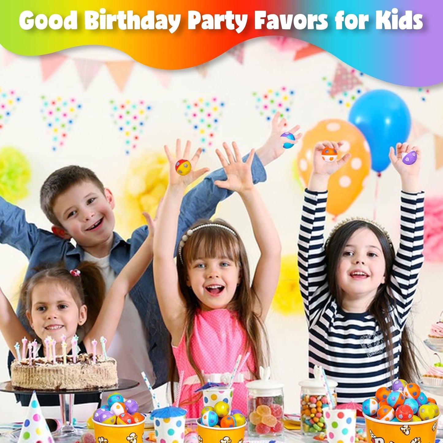 24 Pack Party Favors for Kids 8-12 4-8 Mini Soccer Ball Fidget Spinners Bulk, Soccer Fidget Toys Goodie Bag Stuffers, Soccer Stress Balls Treasure Box Toys for Classroom Prize Return Birthday Gifts