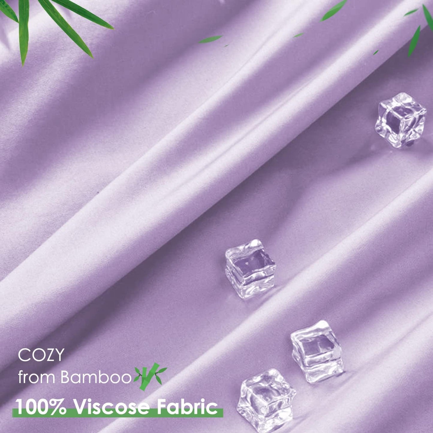 QUEEN ROSE Cooling Pregnancy Pillows,E Shaped Full Body Pillow for Sleeping, with Pregnancy Wedge Pillow for Belly Support, 60 Inch Maternity Pillow for Side Sleeper, Cooling Rayon Cover, Purple