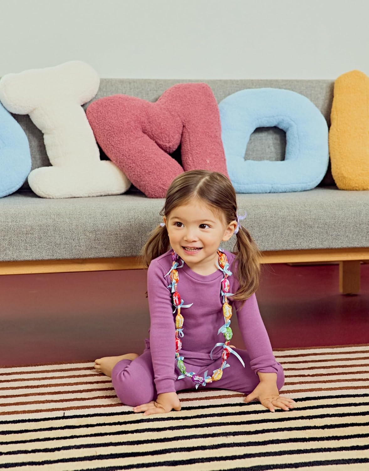 moimoln 6M-8Y Modal Cotton Solid Soft Breathable Baby Toddler Boys Girls Snug fit Pjs Long Sleeve Pajamas Set Sleepwear Daily