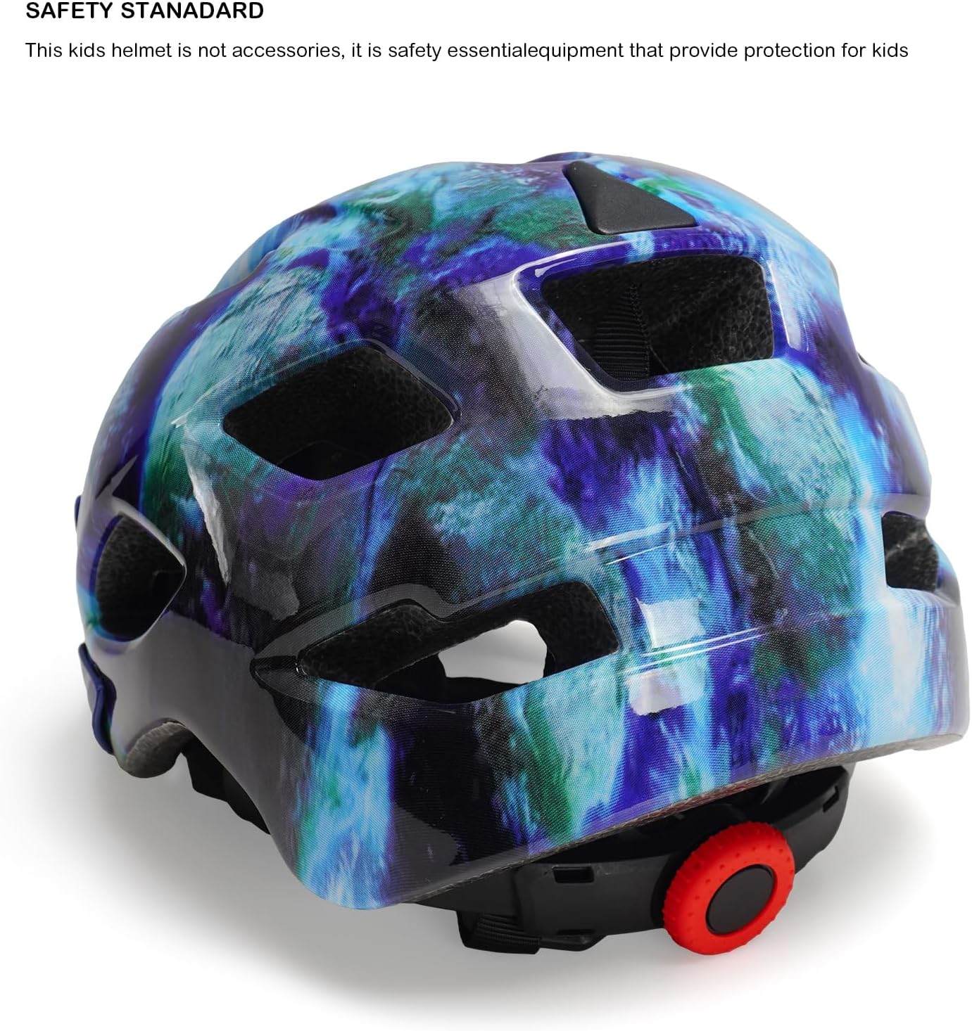 Kids Helmet, Exclusky Kids Bike Helmet Adjustable Safety Lightweight Children Bicycle Helmet for Kids Skating Cycling Scooter Boys and Girls Bicycle Helmets Ages 5-8-14