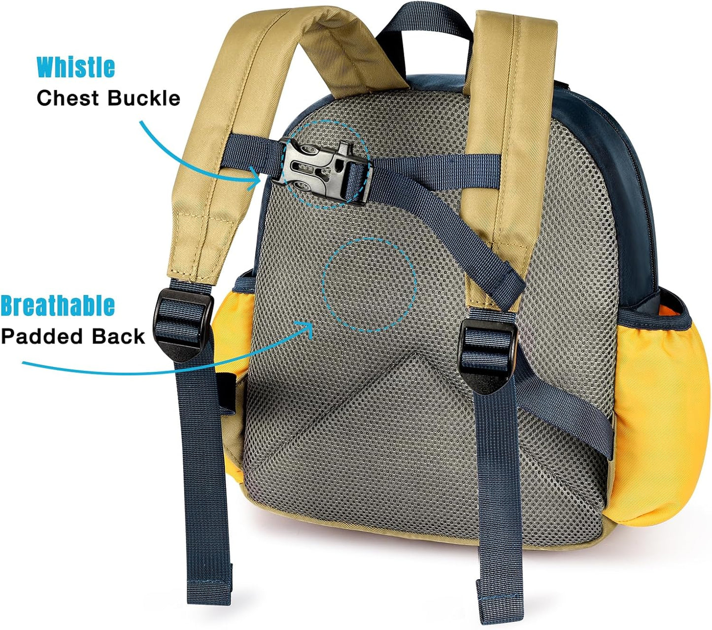 STEAMEDBUN Toddler Backpack for Boys 2-4: Kids Backpack Boys Girls - Preschool Kindergarten Daycare Backpacks - 12 inch