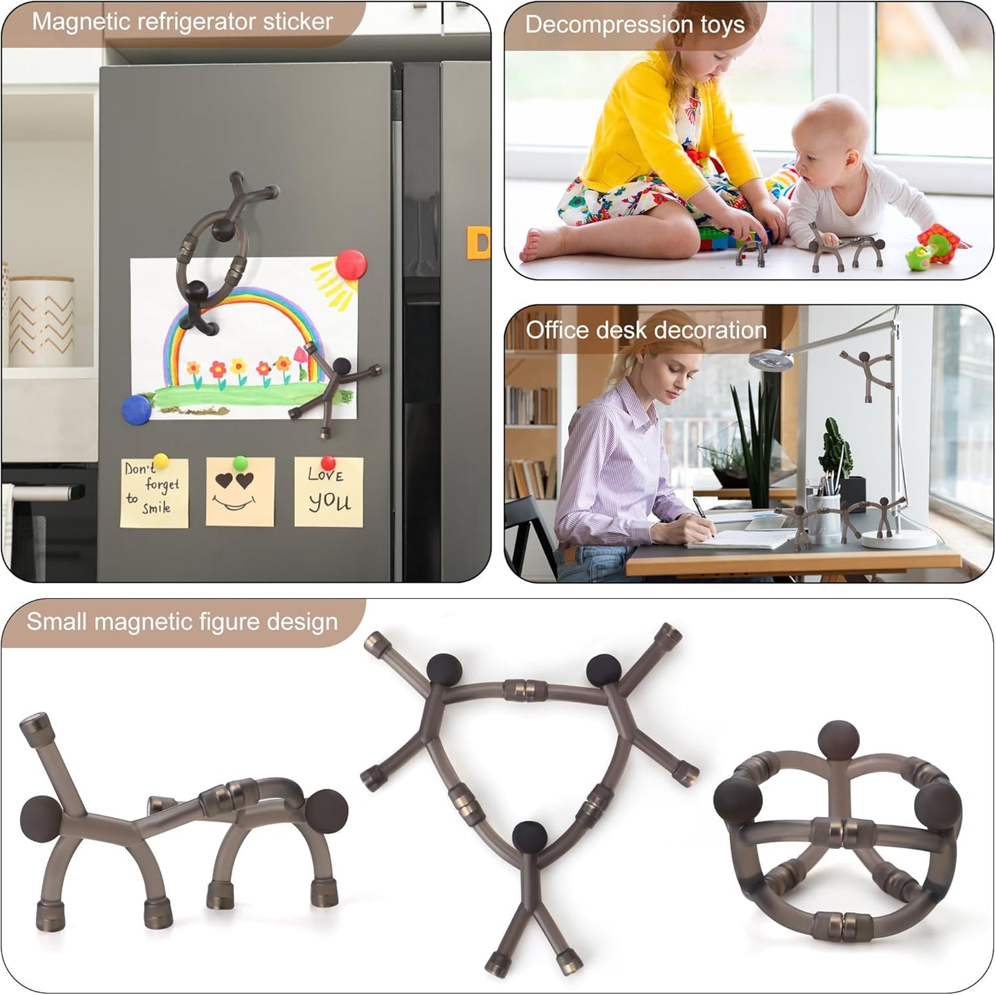 Fidget Toy Adults, Fidgets Toy Pack for Kids Party Favors, School Treasure Box,Classroom Prizes, Easter Basket Stuffers for Kids Teens (Black)