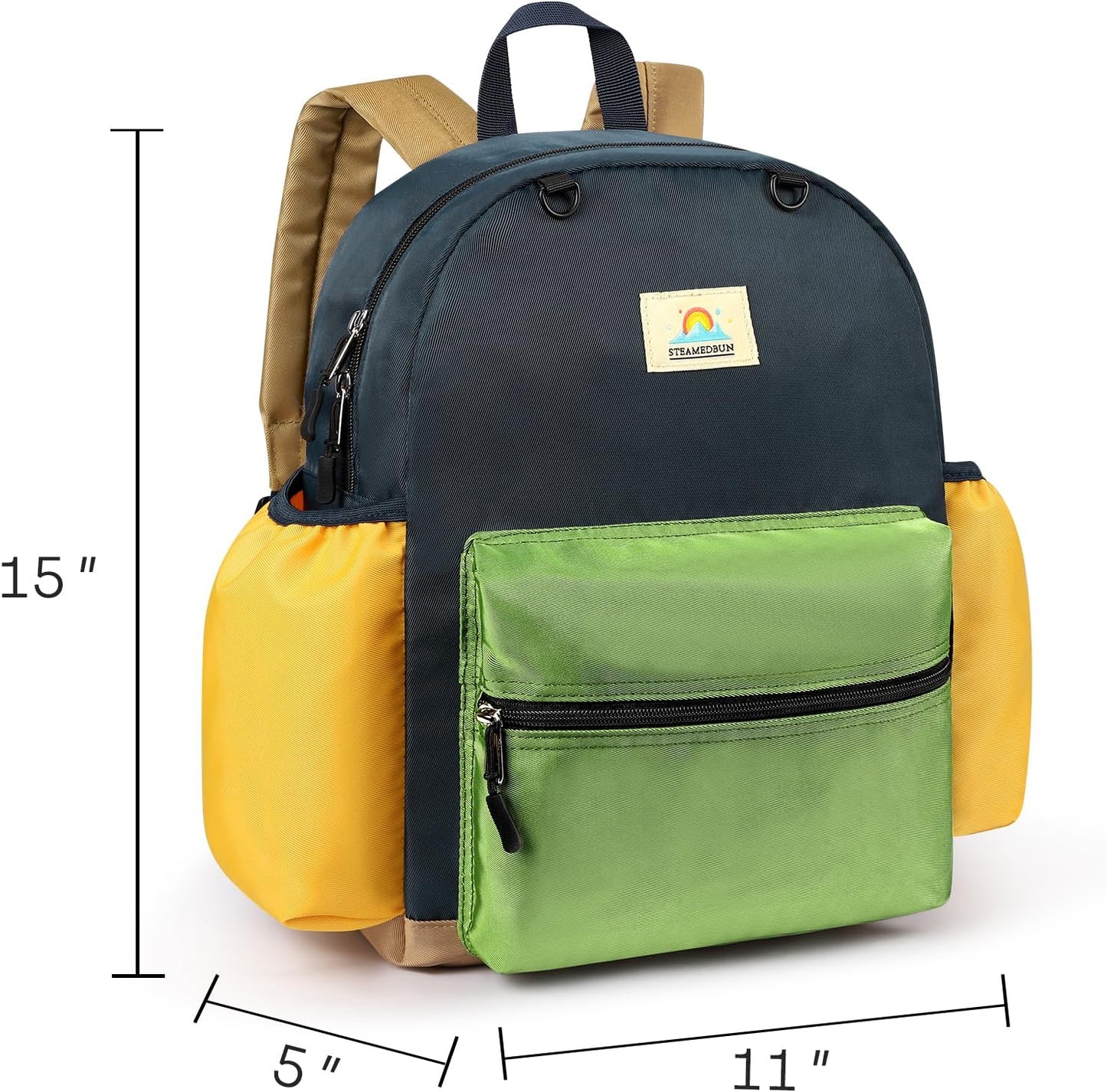 STEAMEDBUN Kids Backpack for Boys 6-8: Toddler Backpack for Preschool Kindergarten - Boys Backpacks for Elementary 4-6