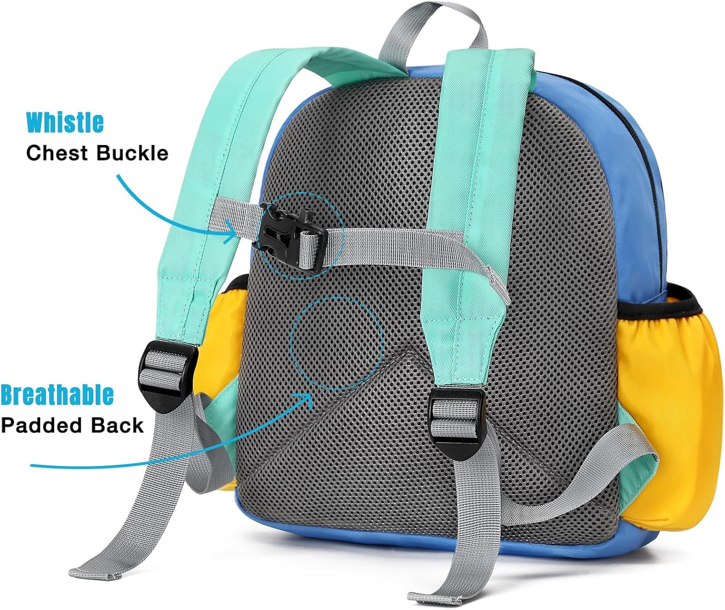 STEAMEDBUN Toddler Backpack for Boys 2-4: Preschool Kindergarten Backpack - 12 inch Daycare Backpack