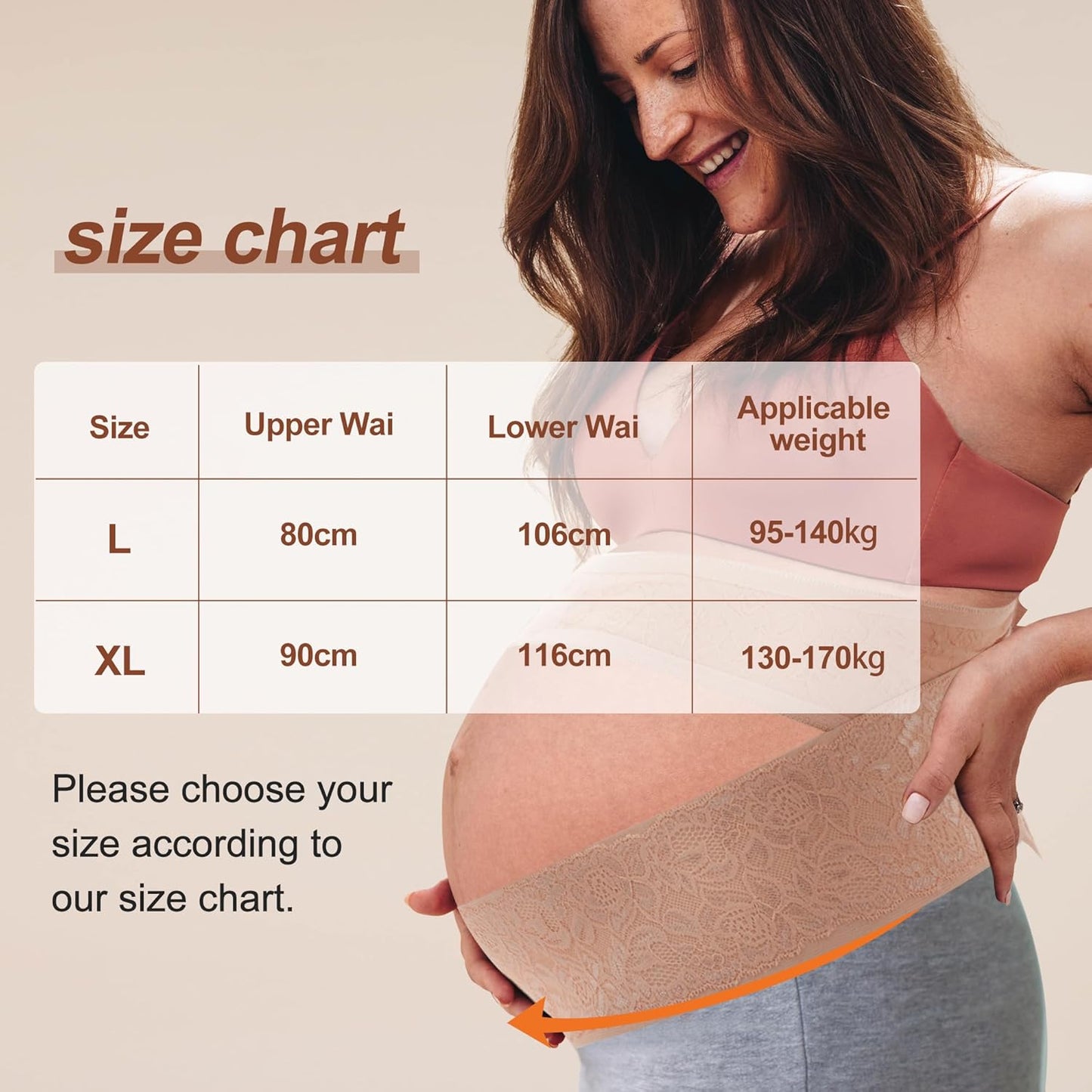 Pregnancy Belly Band for Pregnant Women, Breathable Maternity Belt, Adjustable Pregnancy Belly Support Band