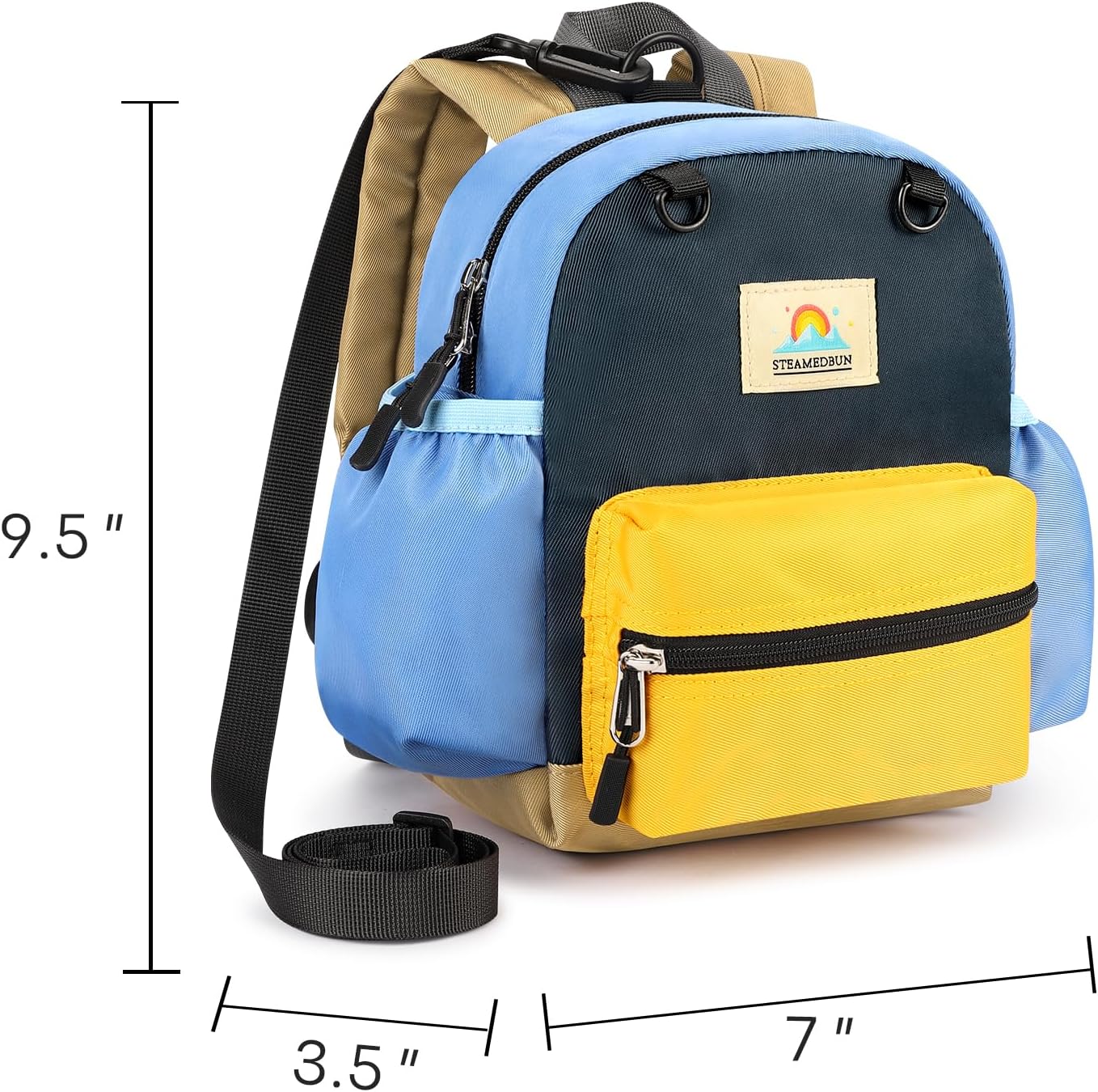 STEAMEDBUN Backpack Leash for Toddlers 1-3: Baby Backpack with Leash for Boys Girls - Anti-Lost Harness for Walking