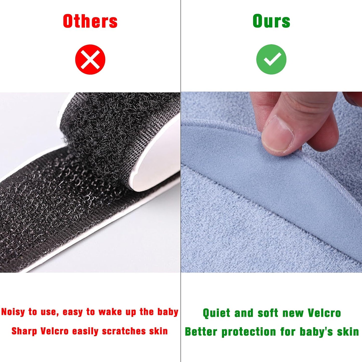 Fleece Newborn Sleep Sack Baby Swaddle,3-Way Adjustable Wearable Blanket,2 Pack Fleece Swaddling Sleeping Bag TOG 2.0, (Blue&Green, 3-6 Months)