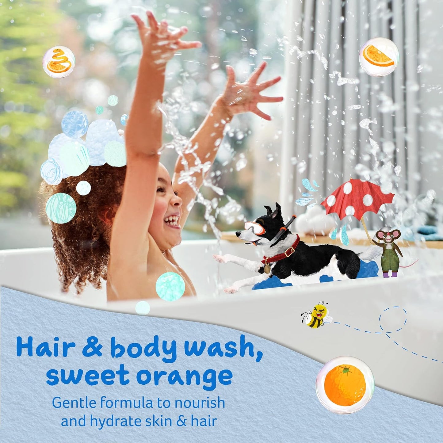 Childs Farm hair & body wash organic sweet orange 250ml