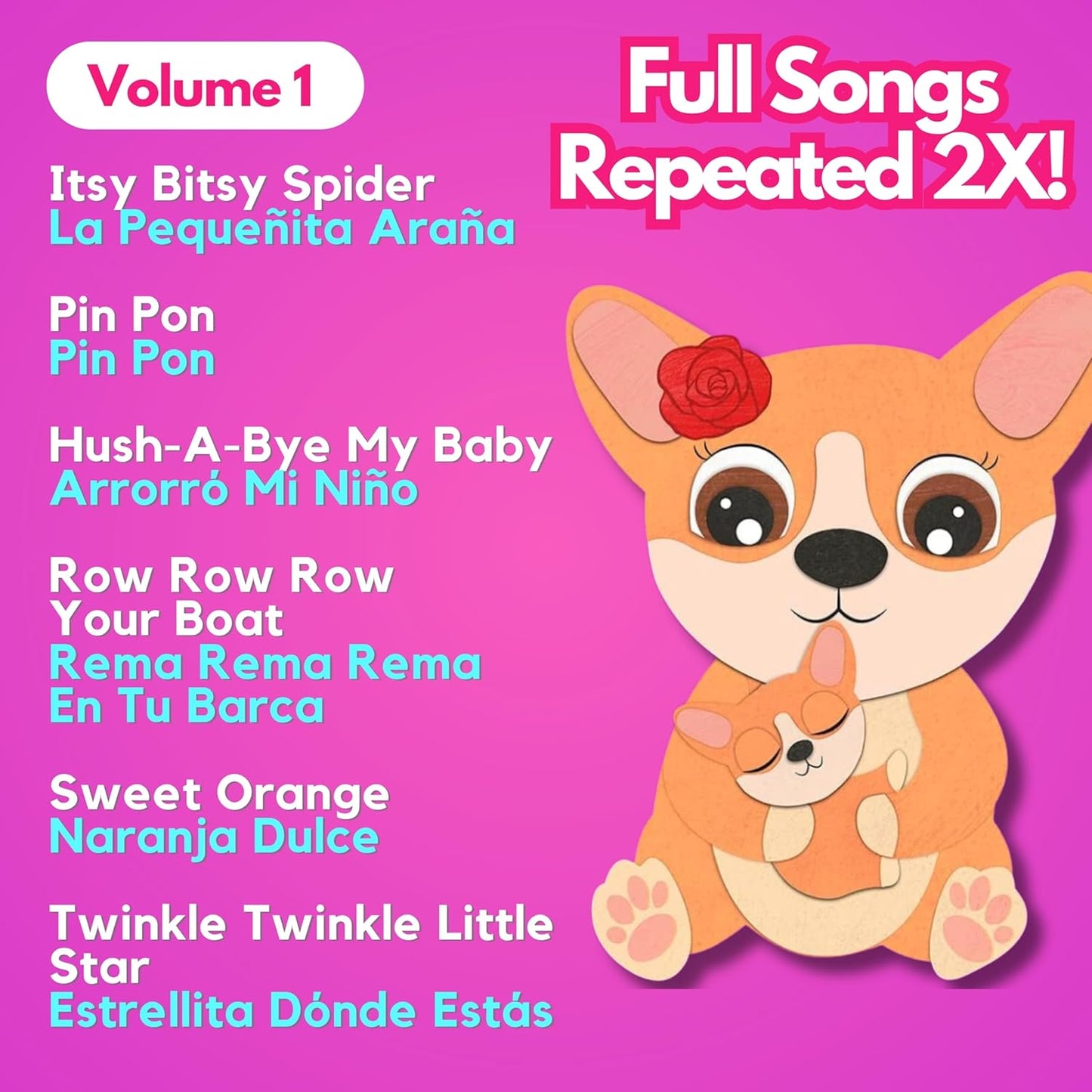 Musical Spanish Books for Kids 1-3, Spanish English Toys for Babies & Toddlers 1-3, Baby & Toddler Spanish Books, Bilingual Learning Toys 1 Year Old, Libros Infantiles en Español