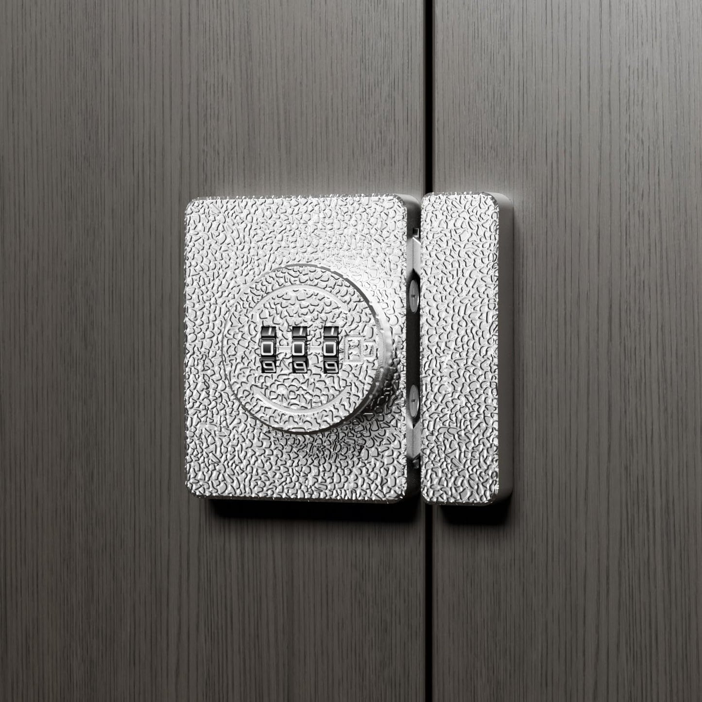 ETEKJOY Keyless Cabinet Lock 3-Digit Combination for Swinging/Sliding Door Drawer Cupboard Locker Closet Wooden Box Hook-Locking (Silver, 180 Degree)