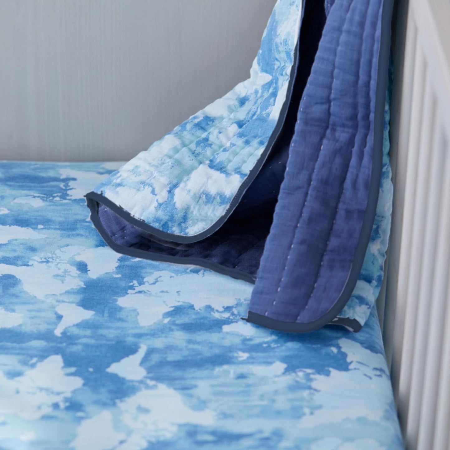 HonestBaby unisex-baby Fitted Crib Sheets Set Standard Mattress, 100% Organic Cotton Baby Boys, Girls, Neutral, 1 Pack - Heather Gray, One Size