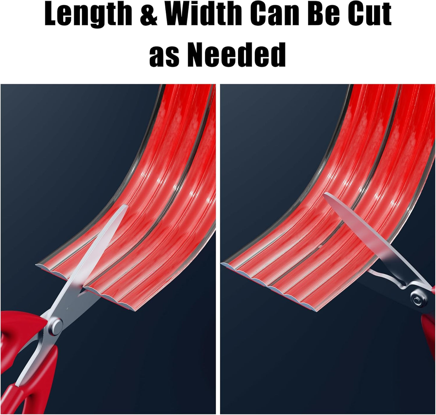 Wall Corner Protector Edge Guard - Peel and Stick Self-Adhesive Wall Trim Moulding, Inside & Outside Corner Molding Trim Caulk Strip for Wall Edge, Ceiling, Countertop – Clear, 1.18INx4FT