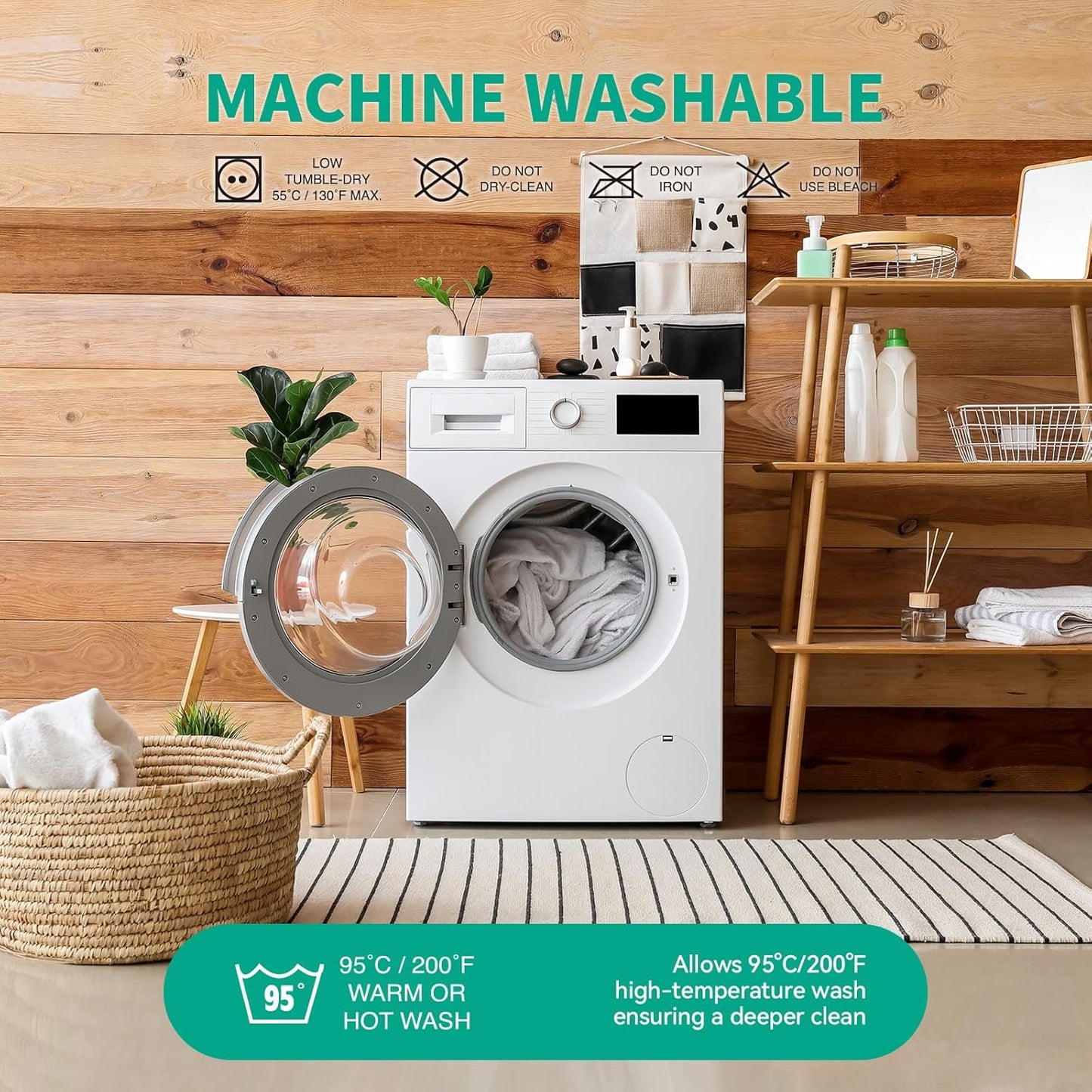 LAVANCE Premium Cotton Terry Mattress Protector – Full Size, Waterproof Soft Noiseless Dirt-Proof Washable Bed Mattress Cover