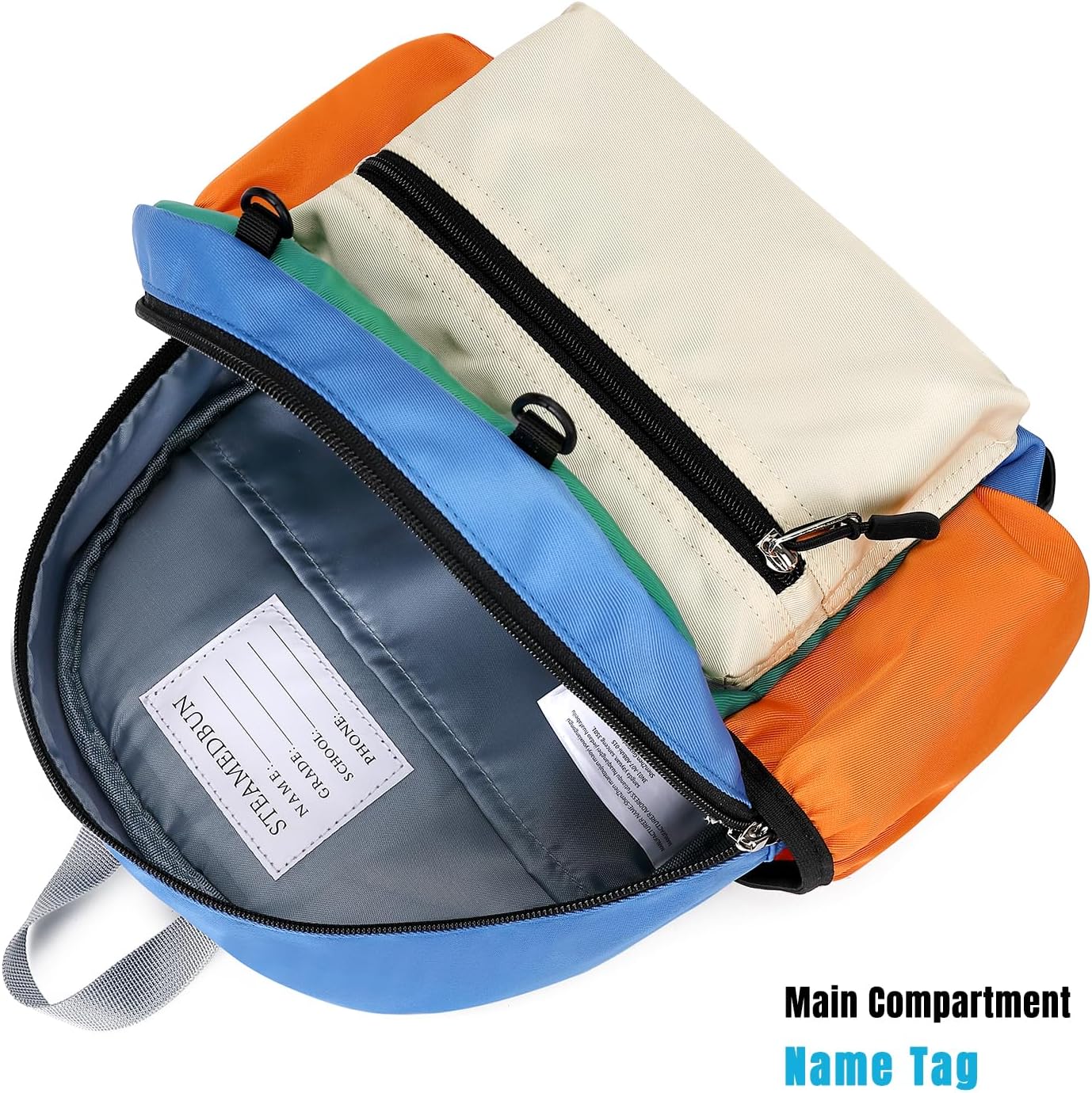 STEAMEDBUN Toddler Backpack for Boys 2-4: Preschool Kindergarten Backpacks - 12 inch Daycare Backpack