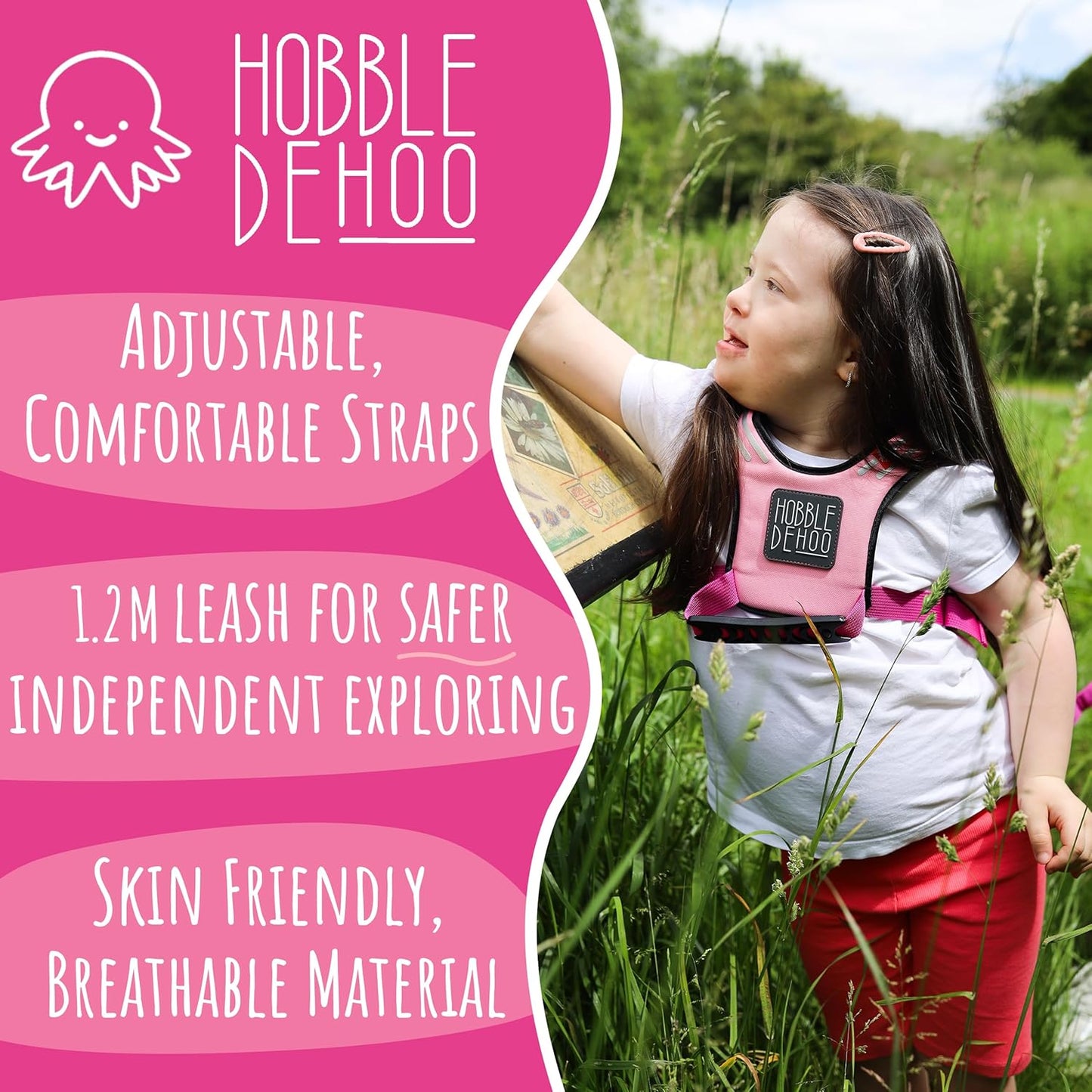 Hobbledehoo Safety Harness For Kids & Toddlers Aged 2-7 Years, Child Harness For Walking & Play Autism Safety Awareness