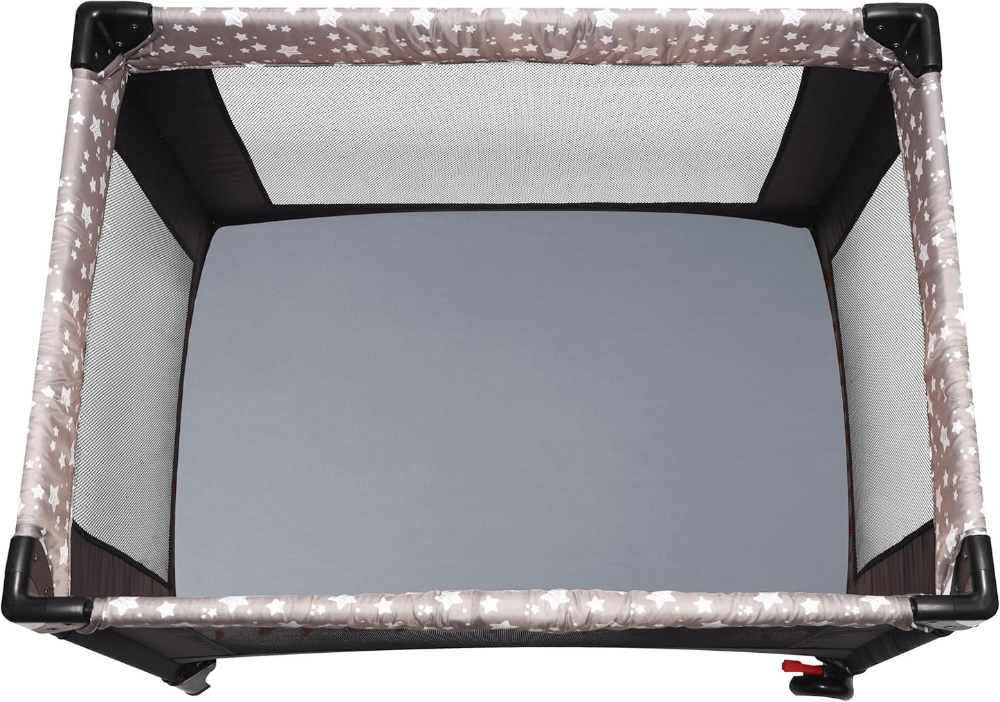 Pack and Play Sheets Fitted, 2 Pack Pack n Play Sheets for Graco Pack n Play Mattress, Unisex Playard Sheets for Boys Girls(Dark Green & Dark Grey, 38 X 26 Inch)