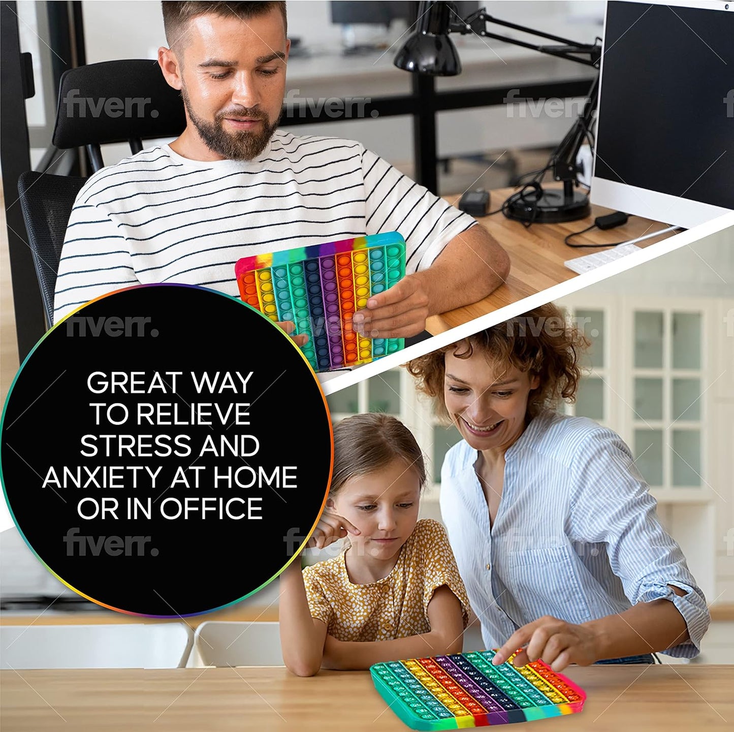 Multiplication Pop It Double Sided Math Game with Numbers Reversible on Both Sides Manipulatives Education Tool for Fidget Sensory Type Toys for Stress Relief Anxiety Autism Adults Children