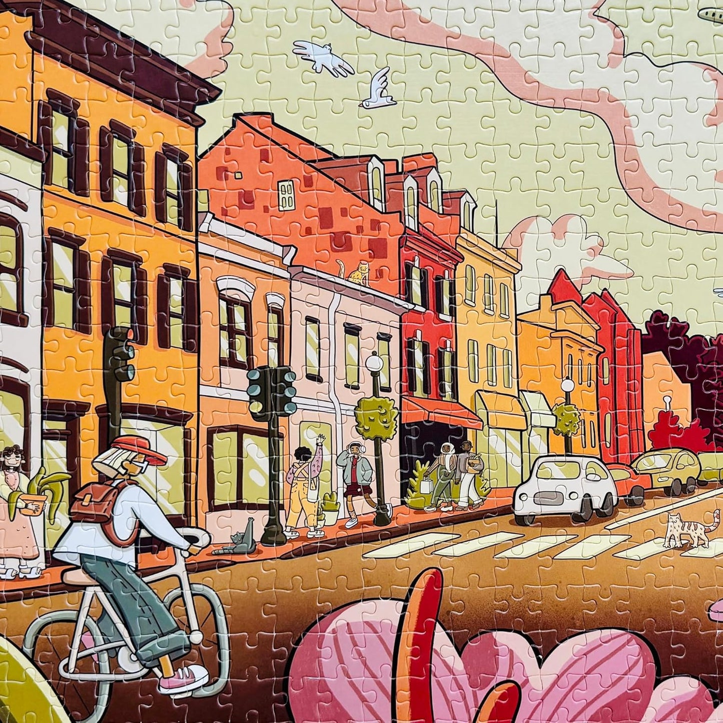 500 Piece Jigsaw Puzzle – Georgetown – Washington, D.C. – 15.8 x 19.7 inches – Premium Quality Printed Cardboard – Numbered Pieces – Suitable for Ages 14+