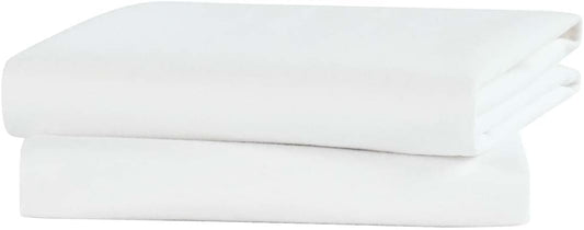 Flannel Crib Protector Pad，100％ Waterproof Mattress Protector Pad, One Size, 27" X 39", 2Pack