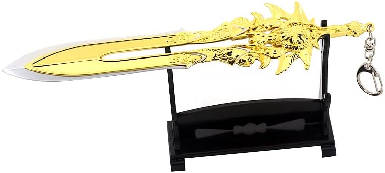 God of War Ragnarök Kratos Action Figures Game Toys Collection Keychain Desk Decoration Backpack Pendant Gift (Blade of Olympus)