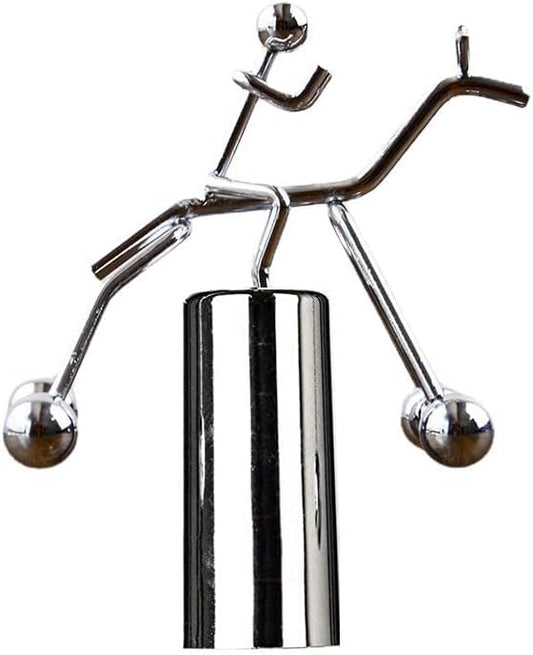 Steel Balance Toy Kinetic Art Table Balancing Decorations Physics Toy Home Office Toys Kinetic Desk Toys FN05