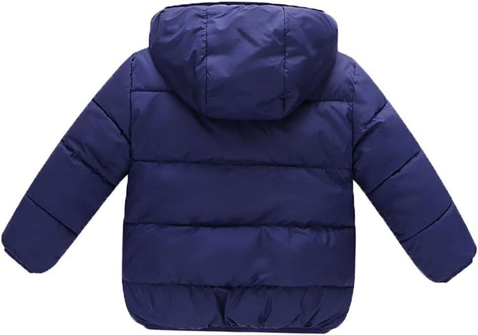 Baby Girls Boys' Winter Fleece Jackets With Hooded Toddler Cotton Dress Warm Lined Coat Outer Clothing