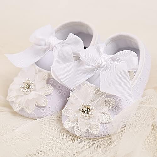 Baby Shoes Mary Jane Flats Non Slip Soft Sole Infant Toddler Sneakers First Walkers Party Christmas Dress Shoes