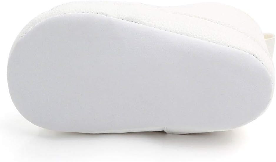 LONSOEN Baby Girls Boys Loafers Prewalker Dress Crib Shoes