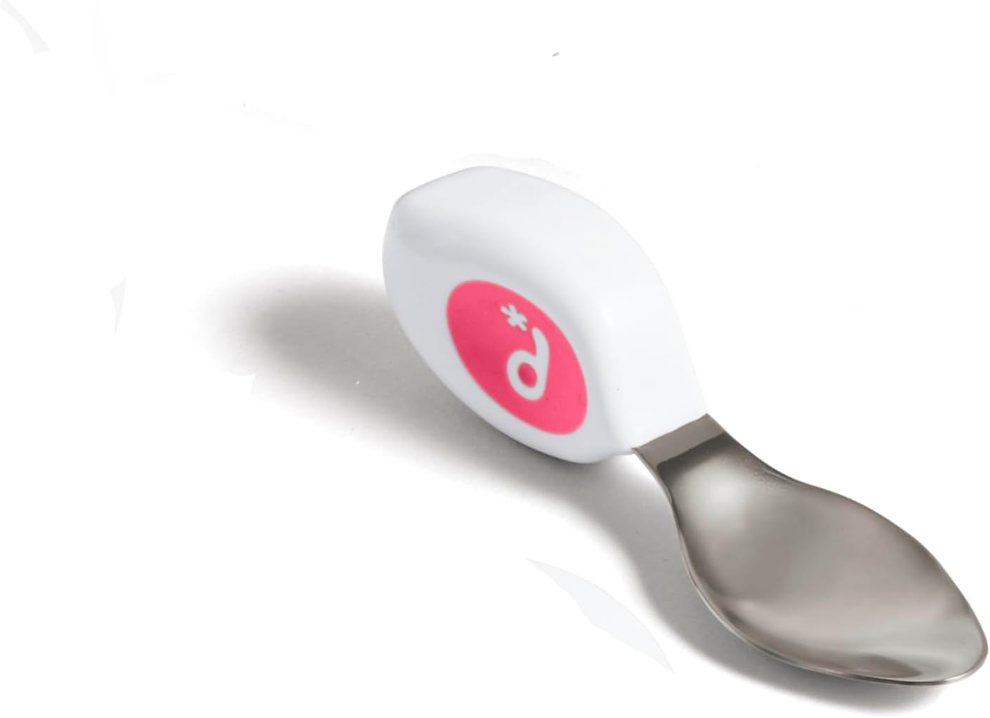 doddl Toddler Utensils, Ergonomic Fork Spoon and Knife Set for Self Feeding, Stainless Steel Silverware for 1-3 Year Olds, BPA Free, Dishwasher Safe (Magenta)