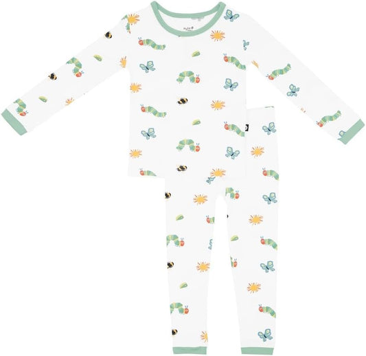 KYTE BABY Toddler Pajama Set - Pjs for Toddlers Made of Soft Bamboo Rayon Material
