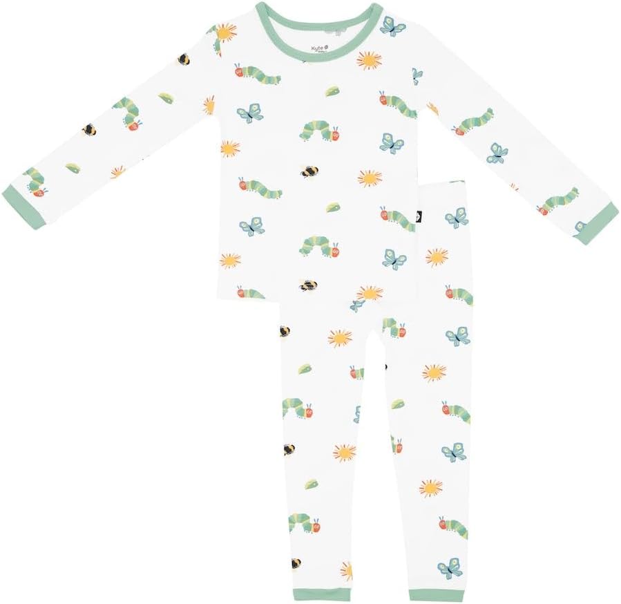 KYTE BABY Toddler Pajama Set - Pjs for Toddlers Made of Soft Bamboo Rayon Material