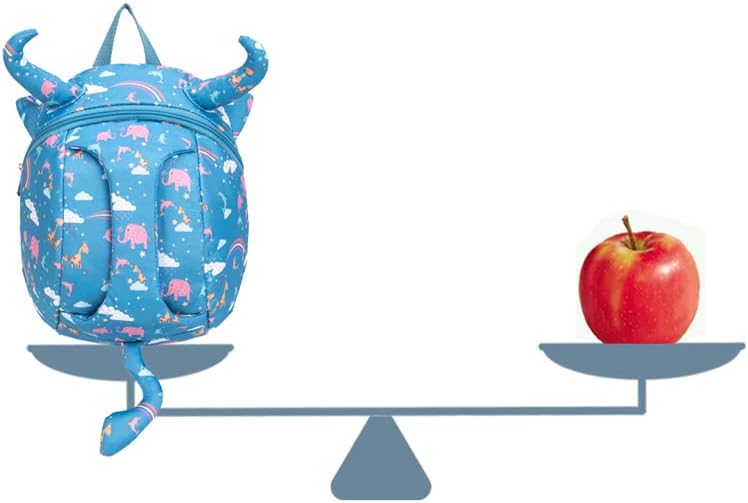 CFX Toddler Backpack Leash, Anti Lost Leash with Safety Handle, Attractive Toddler Leashes(Cow)