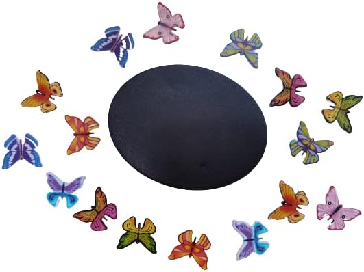 Desk Sculpture Butterflies Desktop Stress Relief Toy Fidget Toy for Anxiety Office Gift Desk Intelligence Development(New version16pcs Butterflies)