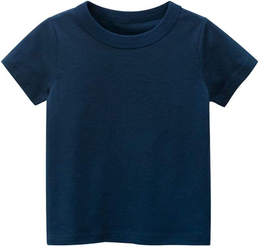 Boys' 4-Pack Excavator Short Sleeve Crewneck T-Shirts Top Tee Size 2-7 Years Toddler Boys' Value Pack Cotton T-Shirt