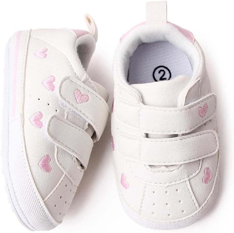 LONSOEN Baby Girls Boys Loafers Prewalker Dress Crib Shoes