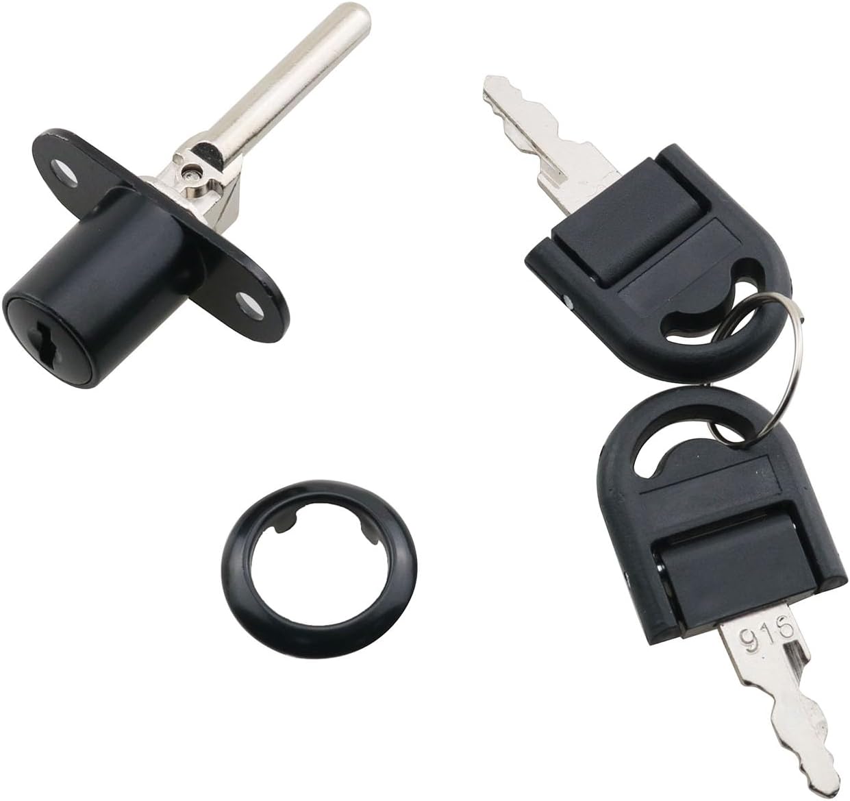 TAODAN 16mm Diameter Zinc Alloy Drawer Desk Closet Furniture Cabinet Locker Display Triple Lock with Key