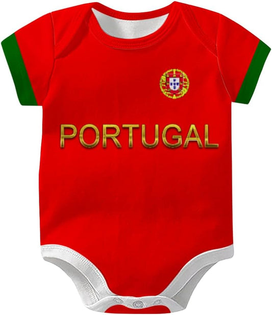 Soccer Baby Bodysuit 6-18 Months Infants Onesie Funny Sports One-Piece Romper