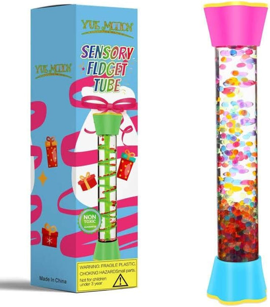 Sensory Fidget Tubes - Calm down Toys for Kids - Sensory Tubes for Calm Down Corner Supplies,Occupational Therapy - Promotes Calmness & Independent Play - Securely Sealed, No Leaks