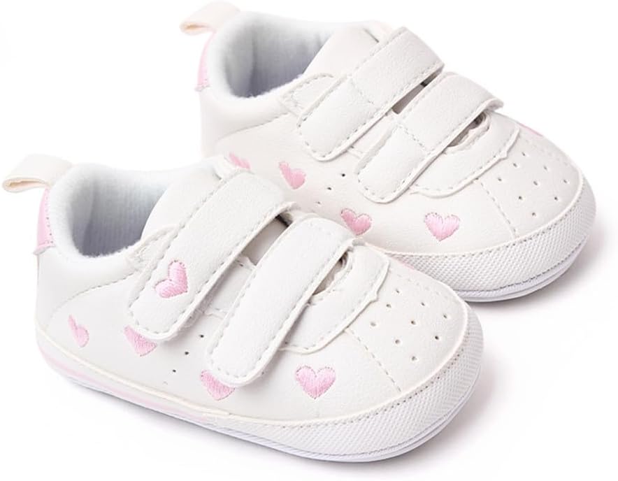 LONSOEN Baby Girls Boys Loafers Prewalker Dress Crib Shoes