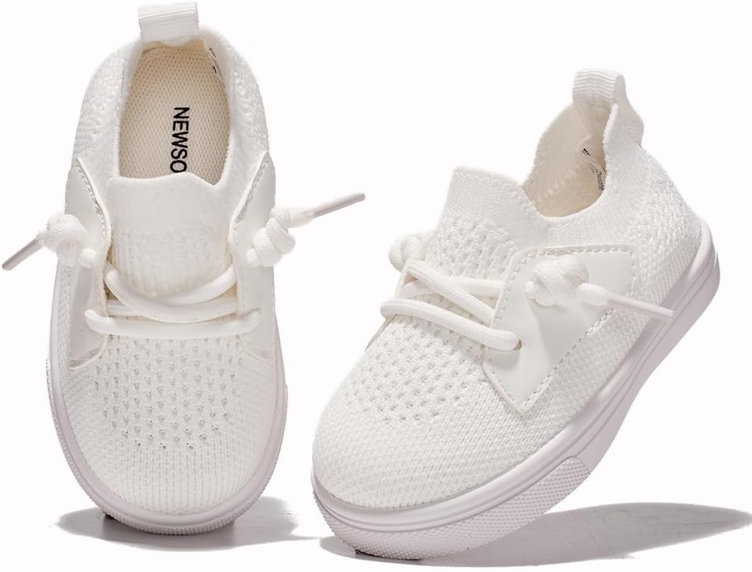 Newsonet Baby Shoes Boys Girls First Walking Breathable Non Slip Walker Sneakers Soft Sole 6 9 12 18 20 24 Months