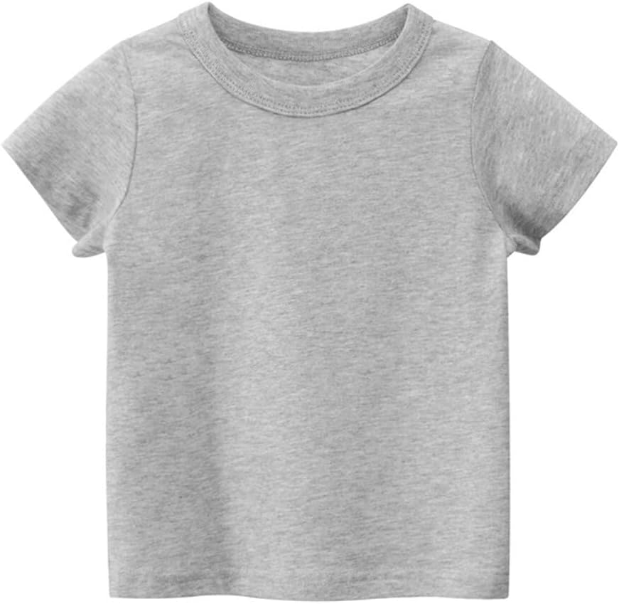 Boys' 4-Pack Excavator Short Sleeve Crewneck T-Shirts Top Tee Size 2-7 Years Toddler Boys' Value Pack Cotton T-Shirt