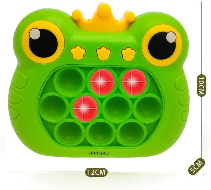 Pop It Fidget Toys Fast Push Game Handheld Game Puzzle Game for Kids 3-12 Birthday Gifts ，Sensory Fidget Toys for Kids and Adult（Green）