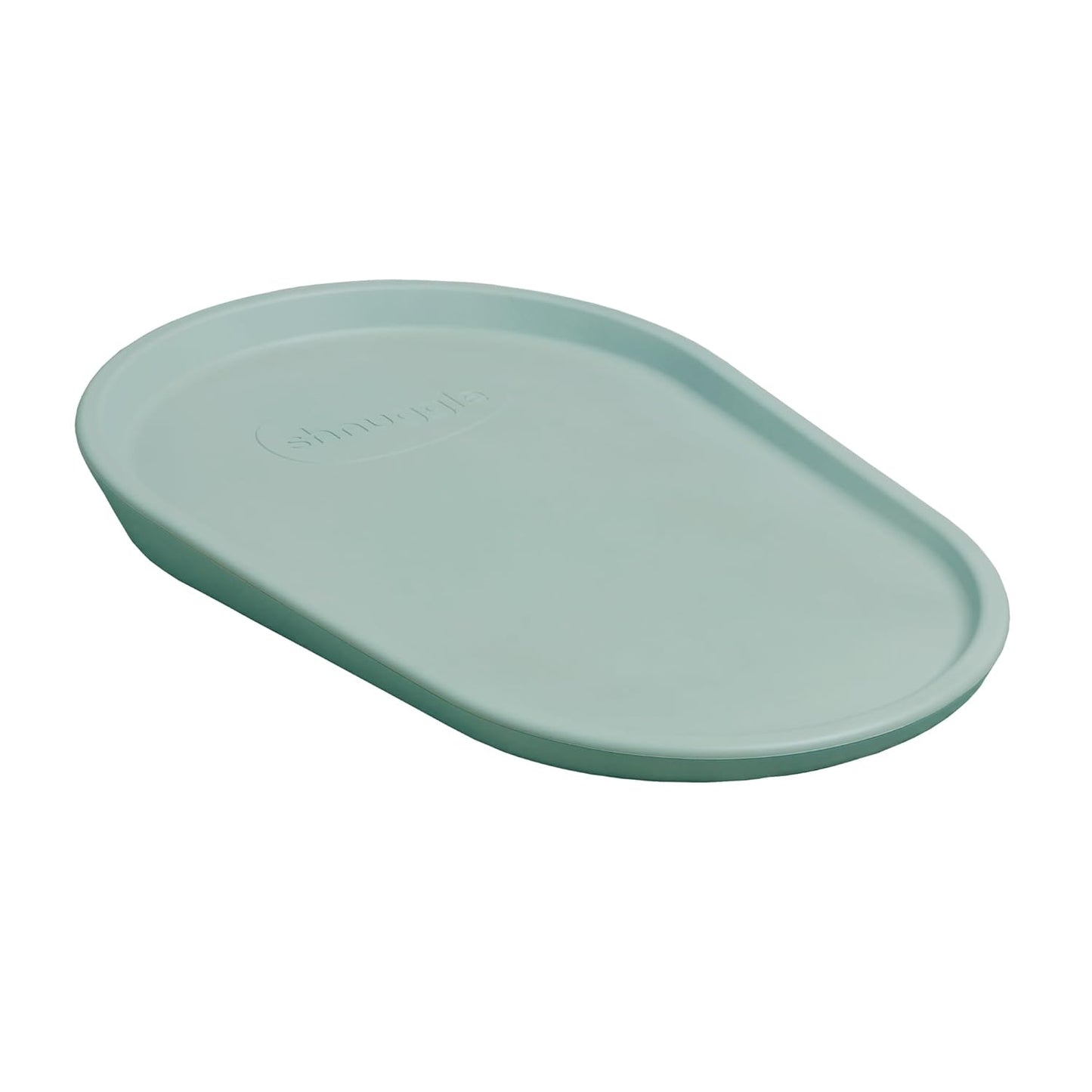 Squishy Changing Mat - Baby Changing Diaper Pad, Wipeable Easy-to-Clean Nappy Station, Warm-to-Touch Surface, Non-Slip Base, No Covers Needed - Eucalyptus