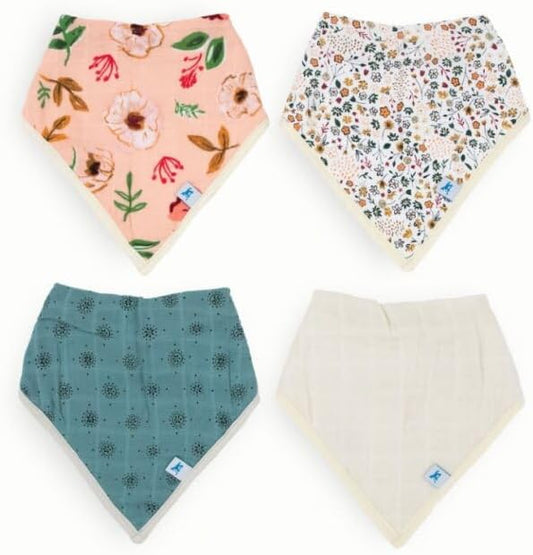 Little Unicorn Cotton Muslin with Fleece Bandana Bib