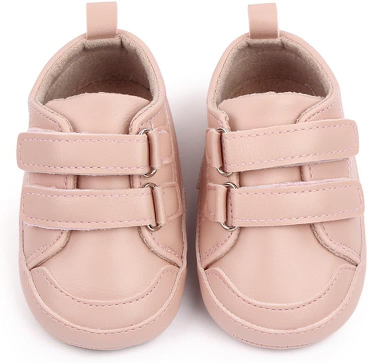 LONSOEN Baby Girls Boys Loafers Prewalker Dress Crib Shoes