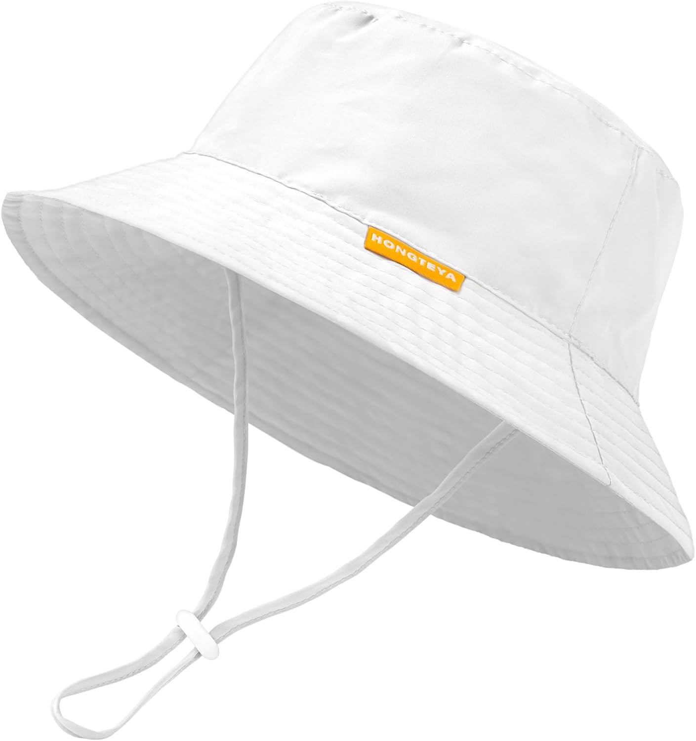 Baby Sun Hat Kids Summer UPF 50+ Toddler Bucket Hat Wide Brim Adjustable Beach Hats for Boys Girls Age 0-6 Years