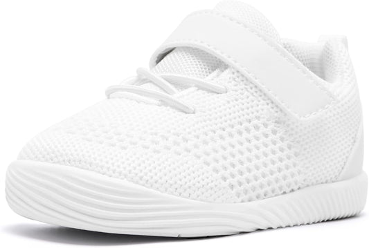 MORENDL Toddler Sneakers Baby Boys & Girls Barefoot Shoes Lightweight Breathable Walking Running Tennis Athletic Sport Shoes